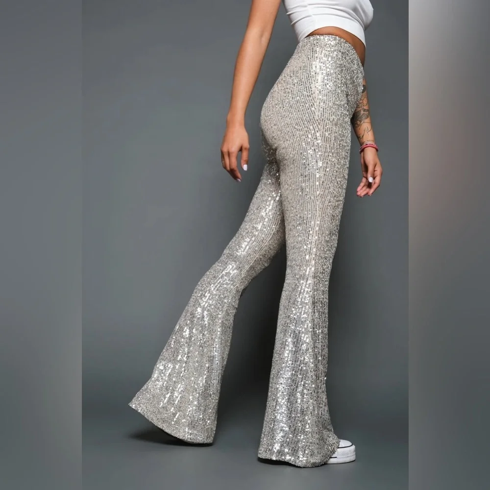 NWT FP x Show Me Your Mumu Mercury Bells Flare Pants - Picture 4 of 13